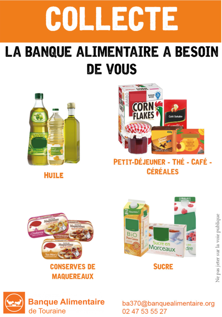 Collecte Alimentaire Des 4, 5, 6 Juin 2021 – La Banque Alimentaire De ...